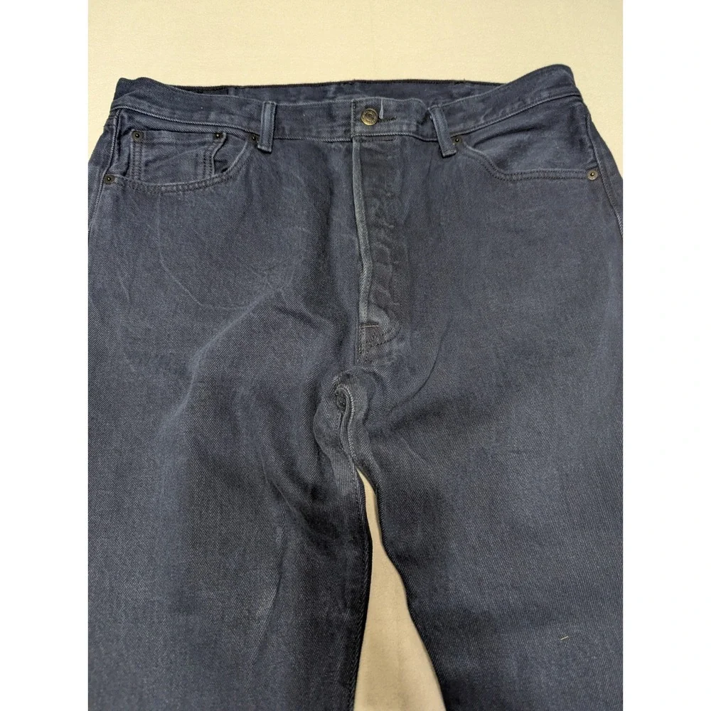 Levi's 501 XX Classic Straight Leg Button Fly Mens Jeans Dark‎ Blue Size 40